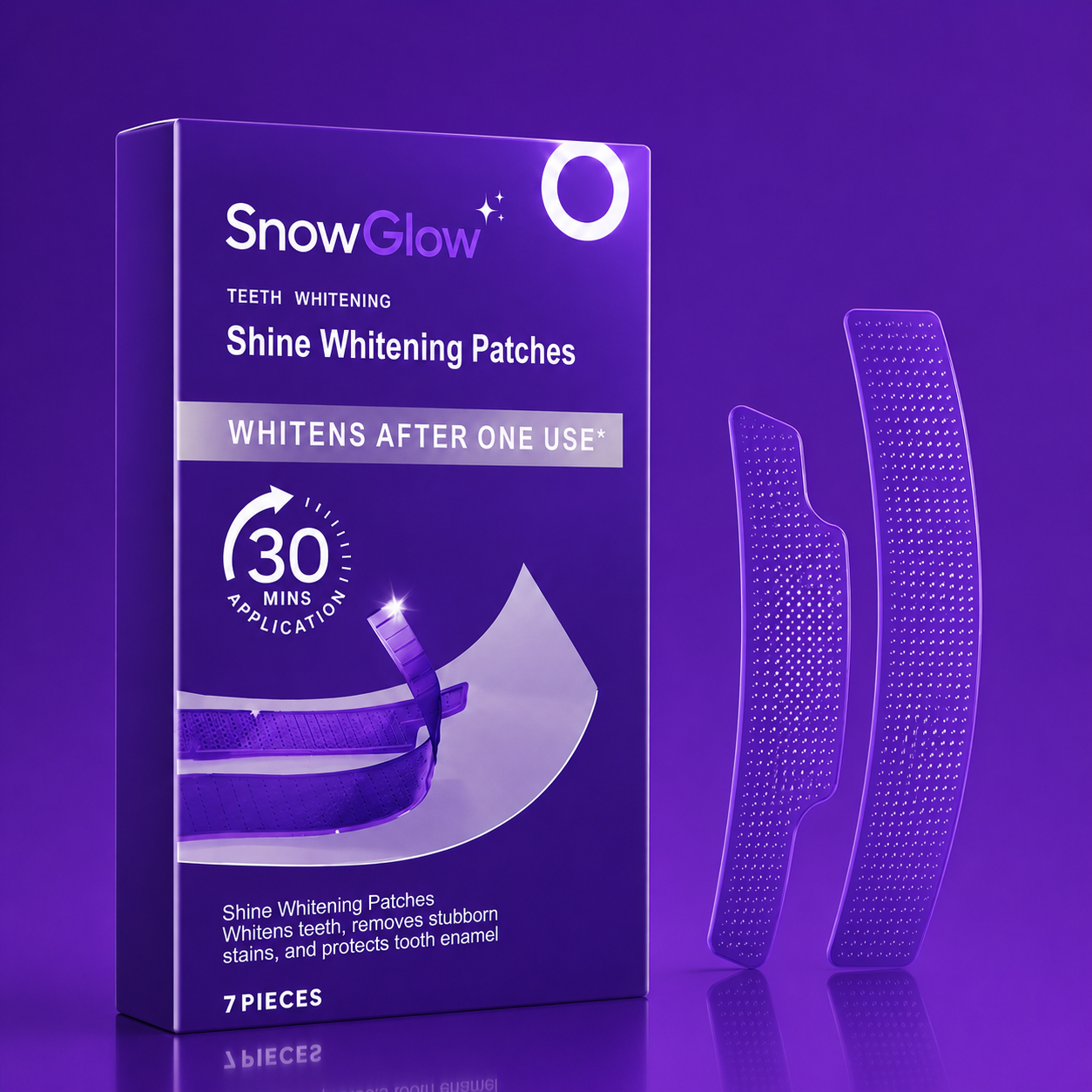 Purple Teeth Whitening Strips