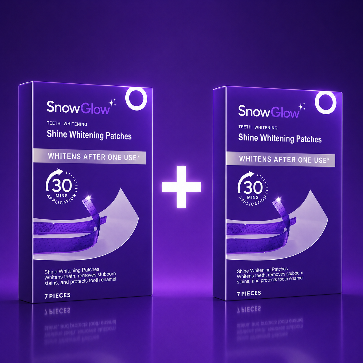 Purple Teeth Whitening Strips