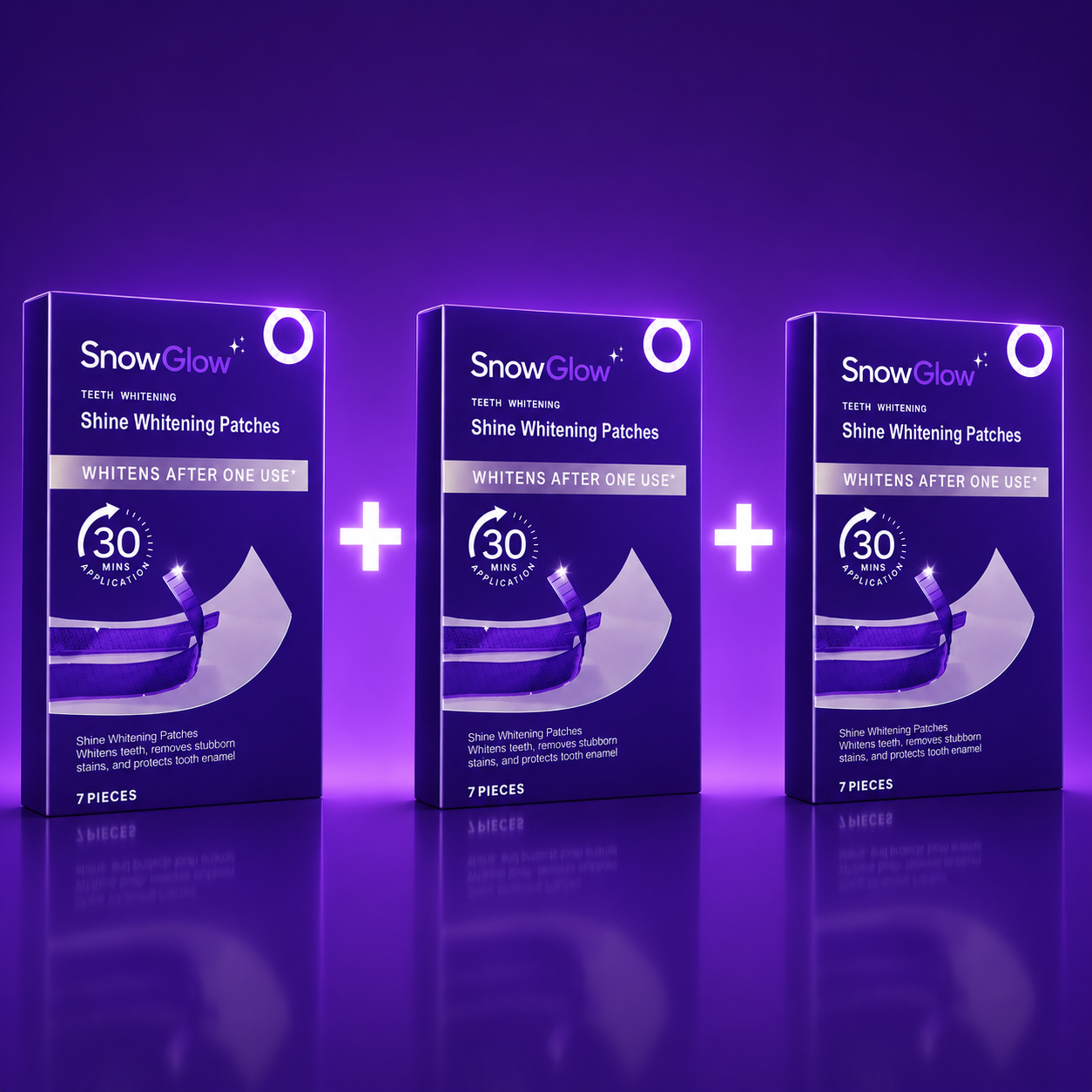 Purple Teeth Whitening Strips